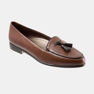 EXTRA WIDE WW TROTTERS LEANNA COGNAC VINTAGE STYLE